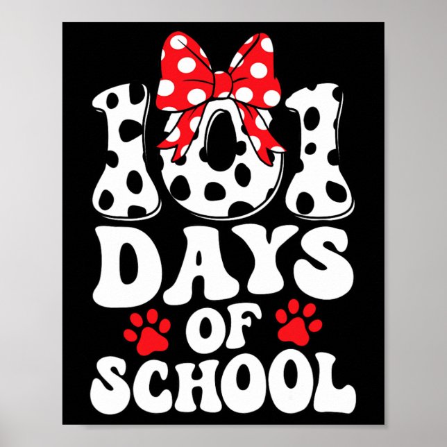 Affiche Jours D'École Chien Dalmatien 100 Jours Garçons Pl (Devant)