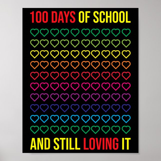 Affiche Jours D'École Et Toujours Aimer Il 100 Jours De Sc (Devant)