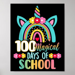 Affiche Jours Magiques De L'École Unicorn Rainbow Teacher