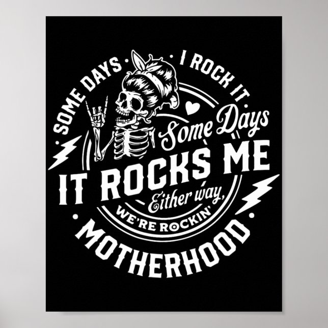Affiche Jours où je la fais rocker Certains jours, c'est e (Devant)