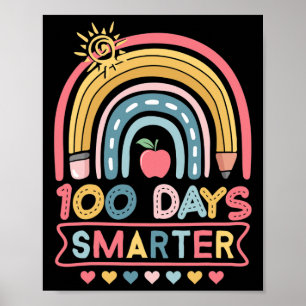 Affiche Jours Smarter 100e Jour De L'École Enseignants Fil