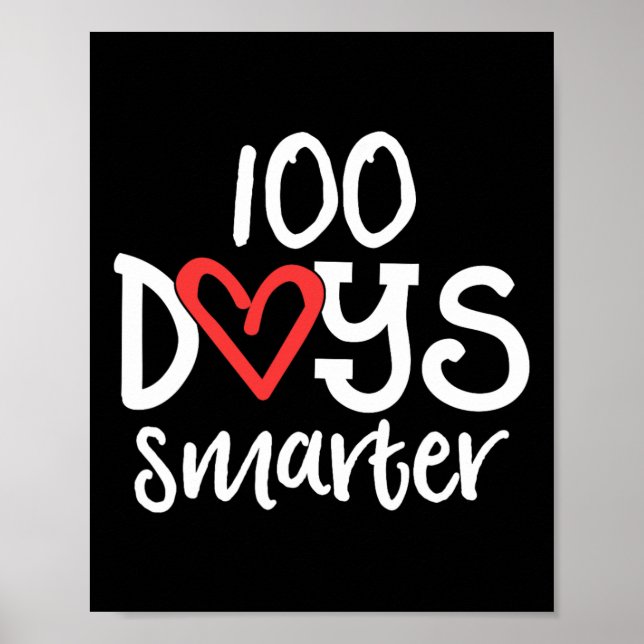 Affiche Jours Smarter 100ème Jour De L'École Enseignant De (Devant)