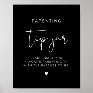 Affiche JOVI Edgy Black Jar de conseils et de conseils