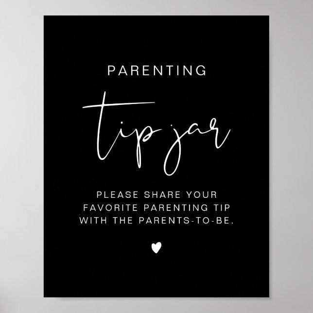 Affiche JOVI Edgy Black Jar de conseils et de conseils (Devant)