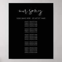 JOVI Modern Edgy Black Mariage Chanson Lyrics Post