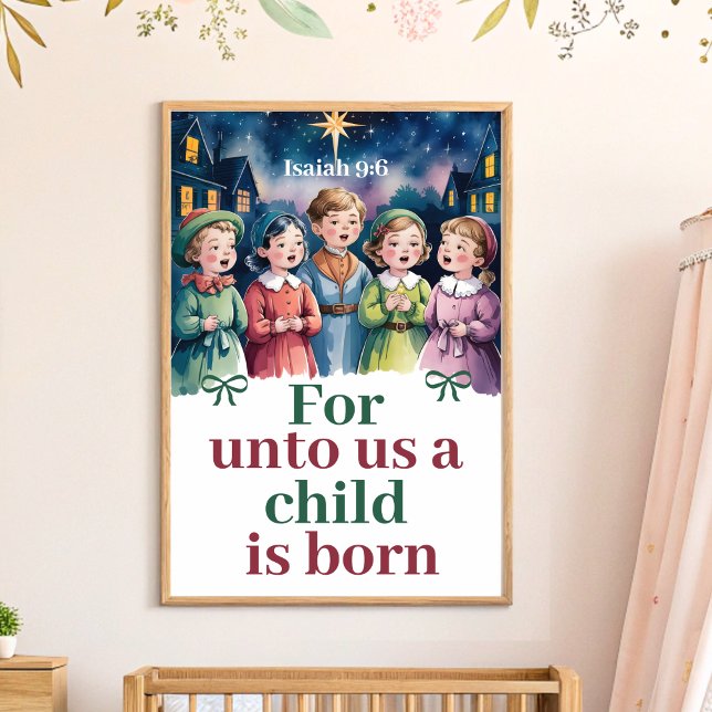 Affiche Joy to the World Christian Nursery Wall Art print (Créateur téléchargé)