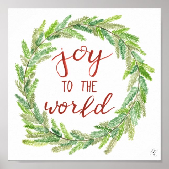 Affiche Joy To The World Print (Devant)