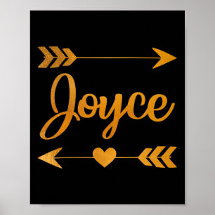 Affiche Joyce Nom Personnalisé Drôle Anniversaire Personna