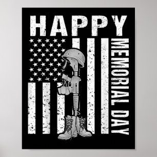 Affiche Joyeuse Chemise commémorative Usa Drapeau Enfants