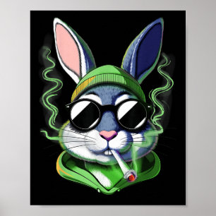 Affiche Joyeuse Chemise de Pâques Lapin de Pâques