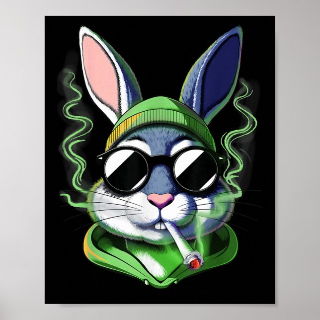 Affiche Joyeuse Chemise de Pâques Lapin de Pâques (Devant)