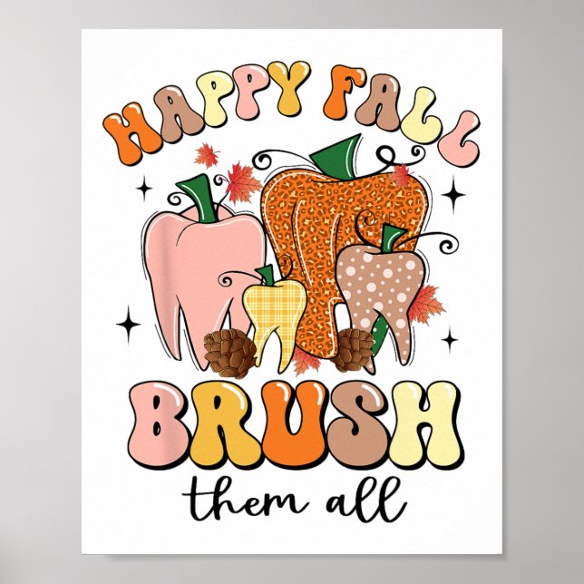 Affiche Joyeuse Chute Brosse les Tous  (Devant)