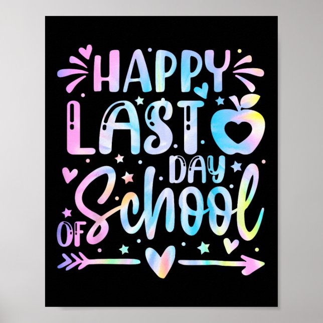 Affiche Joyeuse Dernière Journée De L'Enseignant Diplômé E (Devant)