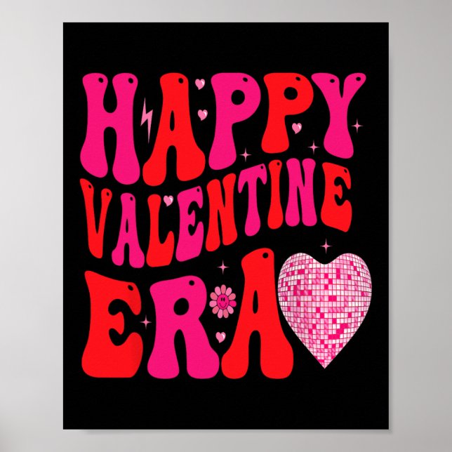 Affiche Joyeuse ère de la Saint-Valentin Mignonnes Filles  (Devant)
