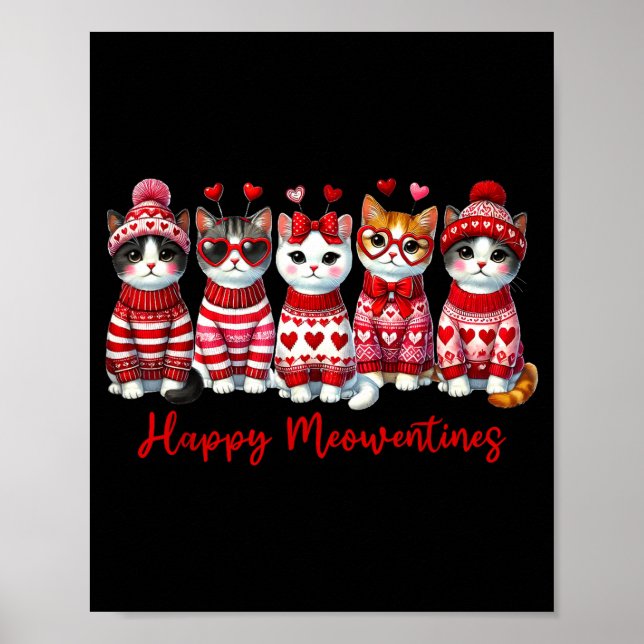 Affiche Joyeuse fête de la Saint-Valentin drôle Cadeau Sai (Devant)