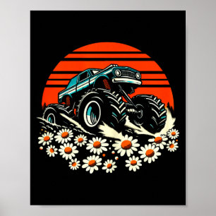Affiche Joyeuse fête des mères tout-petit daisy monster tr