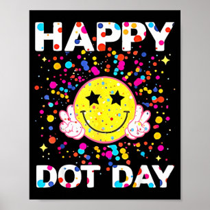 Affiche Joyeuse Fête du Point Enfants Coloré Filles Garçon