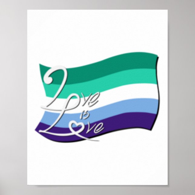 Affiche Joyeuse Fierté ! Drapeau Gay Géant  (Devant)