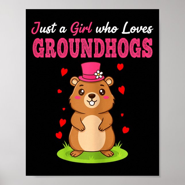 Affiche Joyeuse journée de la marmotte Juste une fille qui (Devant)