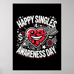Affiche Joyeuse Journée de sensibilisation aux singles, Jo