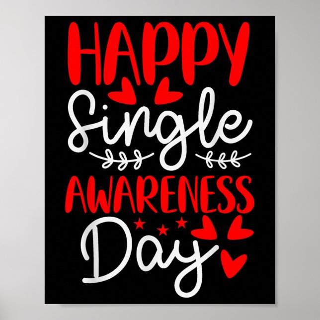 Affiche Joyeuse Journée de sensibilisation unique - Drôle  (Devant)