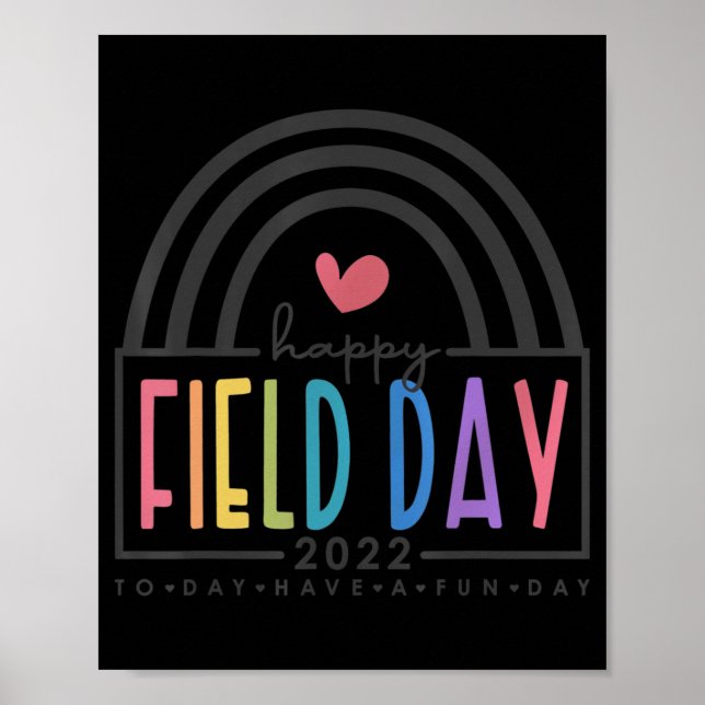 Affiche Joyeuse journée de terrain 2022 arc-en-ciel amusan (Devant)