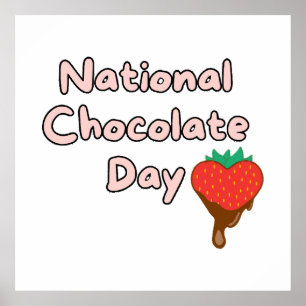 Affiche Joyeuse journée nationale du chocolat