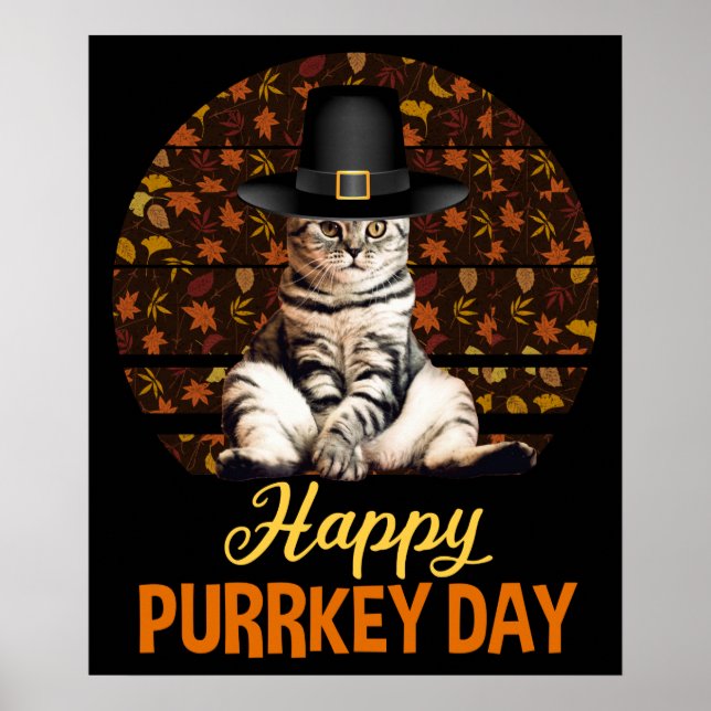 Affiche Joyeuse journée Purrkey (Devant)