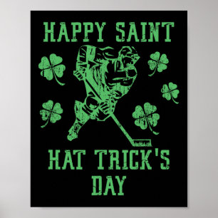 Affiche Joyeuse Saint Chapeau Tours Jour Drôle St Patrick'