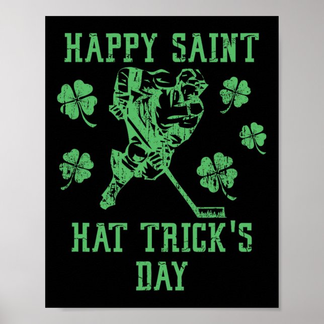Affiche Joyeuse Saint Chapeau Tours Jour Drôle St Patrick' (Devant)