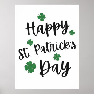 Affiche Joyeuse Saint-Patrick – Fête Irlandaise festive