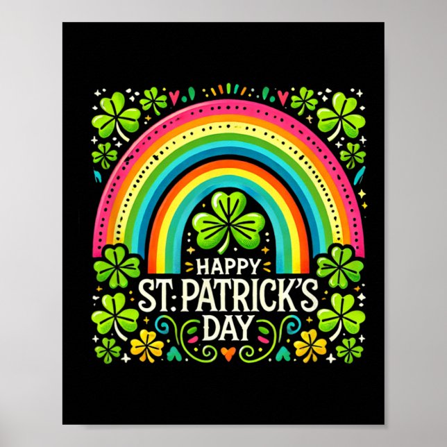 Affiche Joyeuse Saint-Patrick Saint Patrick's Day  (Devant)
