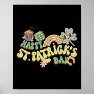 Affiche Joyeuse Saint-Patrick Shamrock Trèfle Pour Femmes