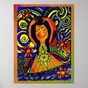 Affiche Joyeuse sérénité : une célébration de la paix inté