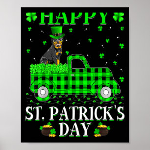 Affiche Joyeuse St Patrick Et T Shirt Shamrock_1
