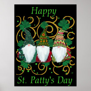 Affiche Joyeuse St. Patrick GNOMES