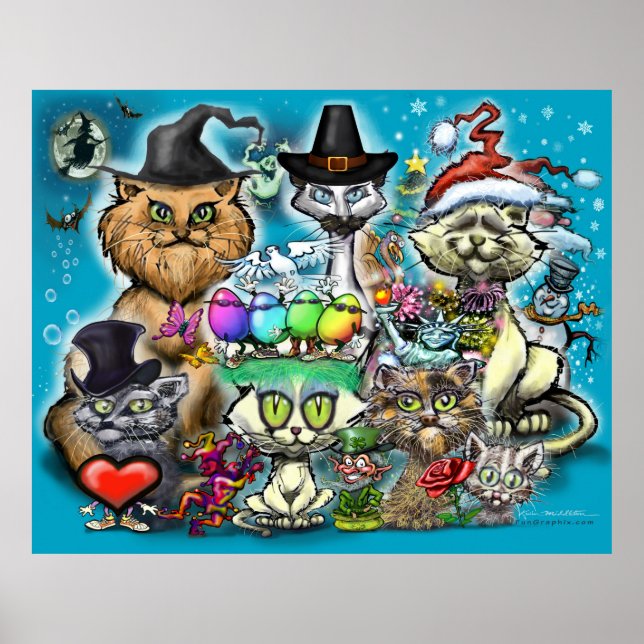 Affiche Joyeuses fêtes (Devant)