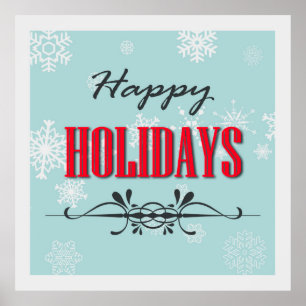 Affiche Joyeuses fêtes