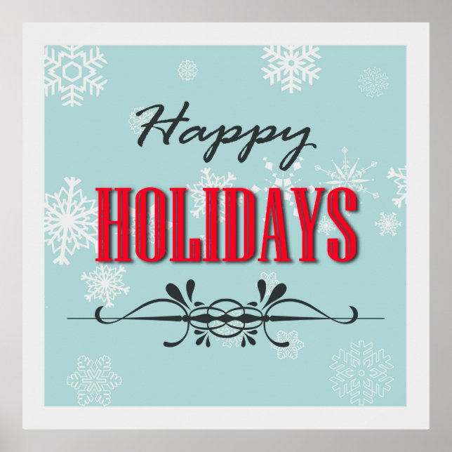 Affiche Joyeuses fêtes (Devant)