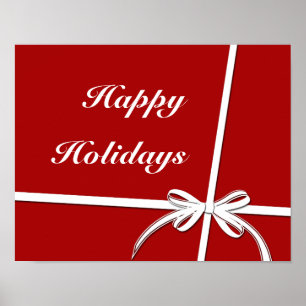 Affiche Joyeuses fêtes