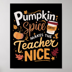 Affiche Joyeuses Fêtes de Thanksgiving Dîner Jour de la di