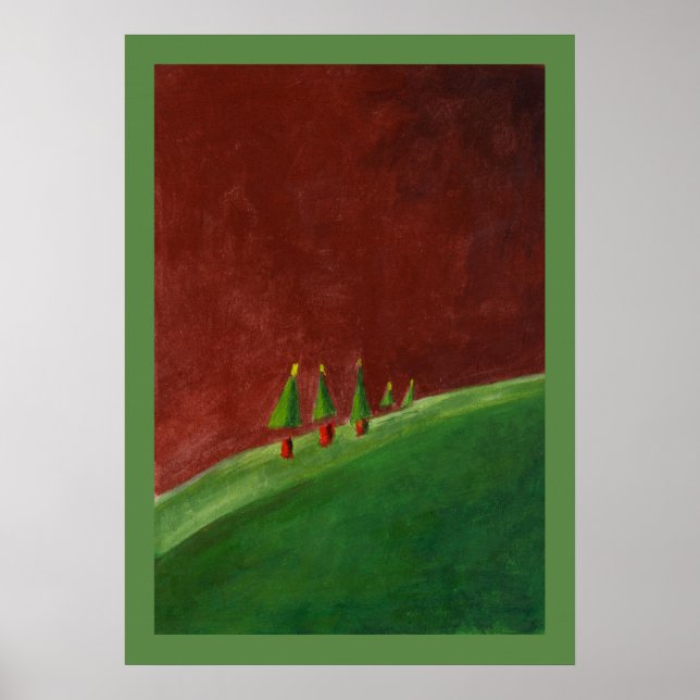 Affiche Joyeuses Fêtes du paysage (Devant)