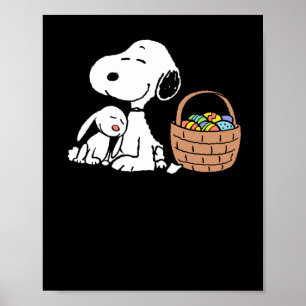 Affiche Joyeuses Pâques Peanuts