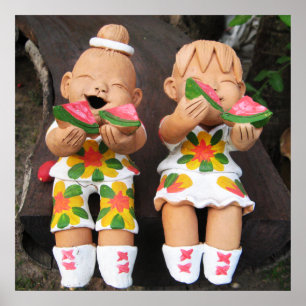Affiche Joyeux ハッピー mignon