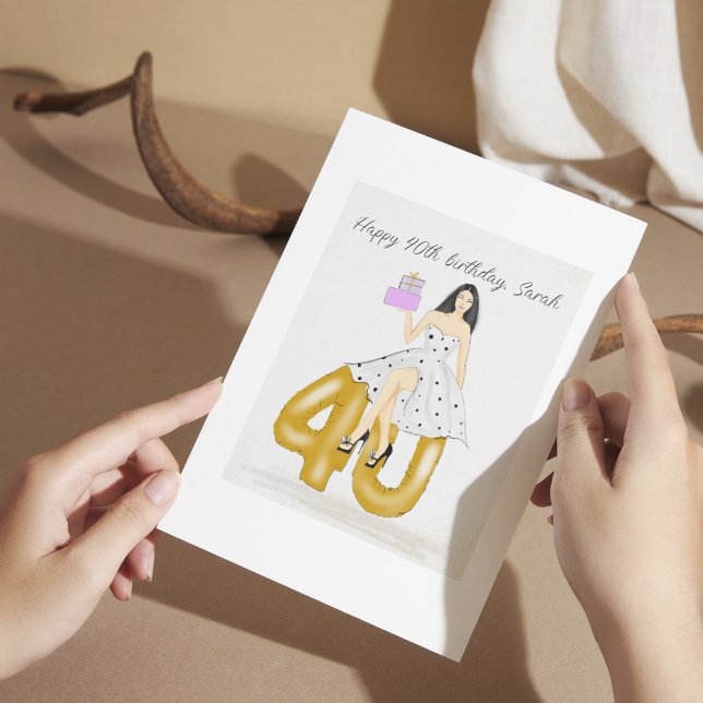 Affiche Joyeux 40e anniversaire (Créateur téléchargé)