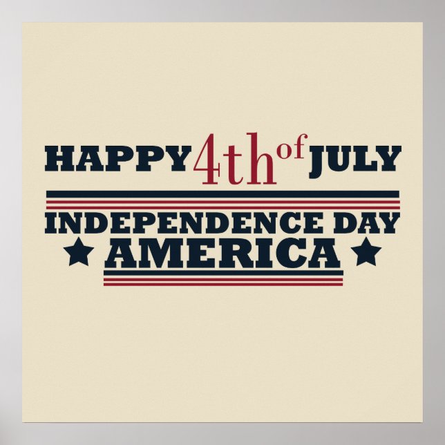 Affiche Joyeux 4 juillet (Devant)