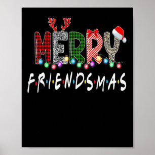 Affiche Joyeux amis Noël Amis de Noël Correspondance Sweat