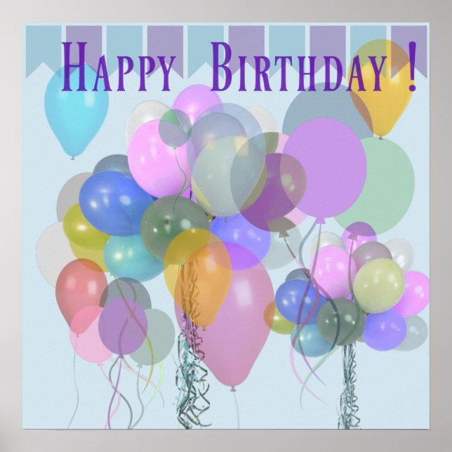 Affiche Joyeux anniversaire (Devant)