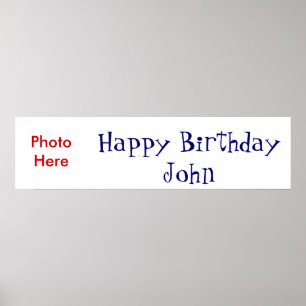 Affiche Joyeux anniversaire