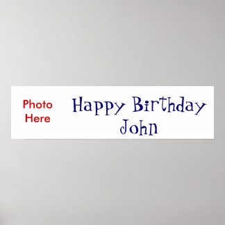 Affiche Joyeux Anniversaire